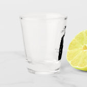 グルームスマン·花婿介添人結婚ズ·ブラック·タイ·タキシード ショットグラス (左)