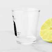 グルームスマン·花婿介添人結婚ズ·ブラック·タイ·タキシード ショットグラス (右)