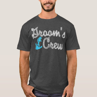 グルームズクルーズおもしろいボートクルーズバチェラー Tシャツ