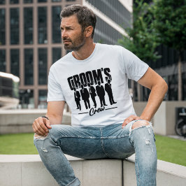 グルームズクルーgroomsmenバチュラーパーティギフト tシャツ