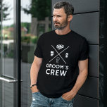 グルームズクルーgroomsmenバチュラーパーティギフト tシャツ<br><div class="desc">買パーソナライズされた結婚式のTシャツ花婿介添人、groomsmen、groomsman ussher、groomsman usher、新郎の父は自分のシャツを愛しカスタムている。バチュラーパーティギフト、Groomsmen tシャツ</div>