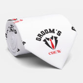 グルームズクルーgroomsmenバチュラーパーティ ネクタイ (ロール)