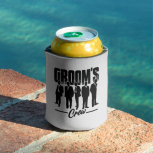 グルームズクルーgroomsmenバチュラーパーティ 缶クーラー