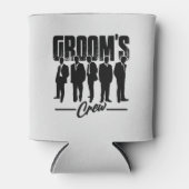 グルームズクルーgroomsmenバチュラーパーティ 缶クーラー (正面)
