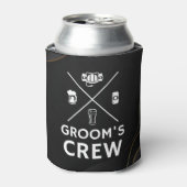 グルームズクルーgroomsmenバチュラーパーティ 缶クーラー (缶正面)