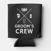 グルームズクルーgroomsmenバチュラーパーティ 缶クーラー (正面)