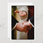 グルームズゲイ結婚の取り組み式ラブカード 招待状 (正面/裏面)