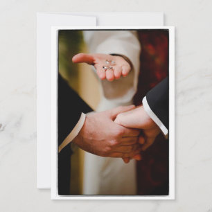 グルームズゲイ結婚の取り組み式ラブカード 招待状