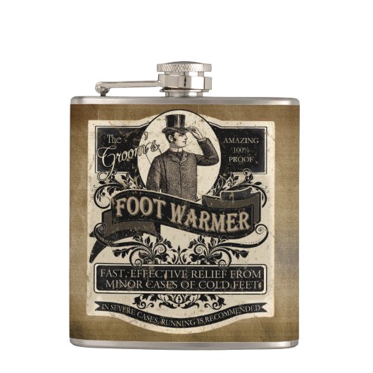 グルームズヴィンテージ足ウォーマー フラスク (正面)