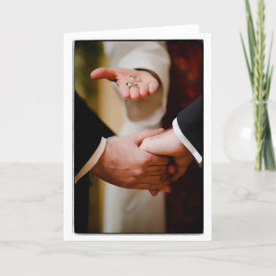 グルームズ結婚ゲイのコミットメント式LOVE カード
