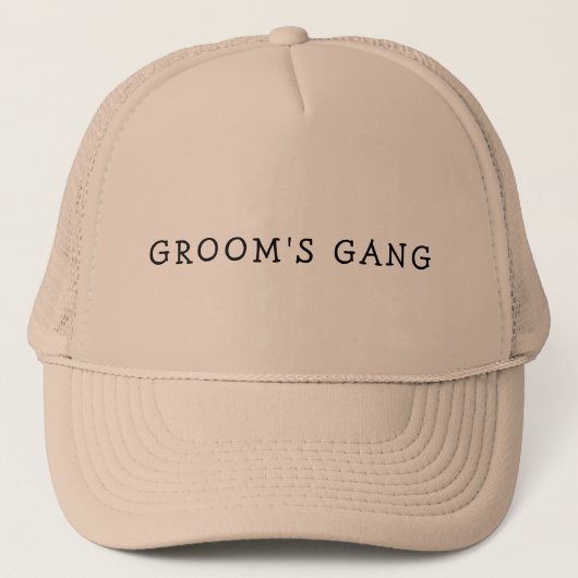 グルームズ集団学士タッカーハット キャップ (正面)