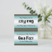 グルームソックス冷たい足はがき ポストカード (スタンド正面)