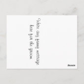 グルームソックス冷たい足はがき ポストカード (裏面)