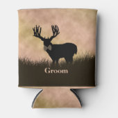 グルームディアスタグシルエット狩り 缶クーラー (正面)