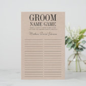 グルームネームゲーム (スタンド正面)