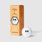 グルームブラックボウタイ ゴルフボール (パッケージ)