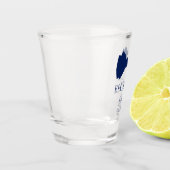グルームブルーボウタイ ショットグラス (左)