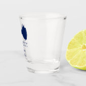 グルームブルーボウタイ ショットグラス (右)