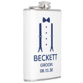 グルームブルーボウタイ フラスク (右)