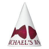 グルームボウタイタイバチュラーパーティ結婚ズ パーティーハット (左)