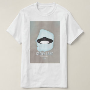 グルームレイク ネバダ州 旅行ポスター Tシャツ