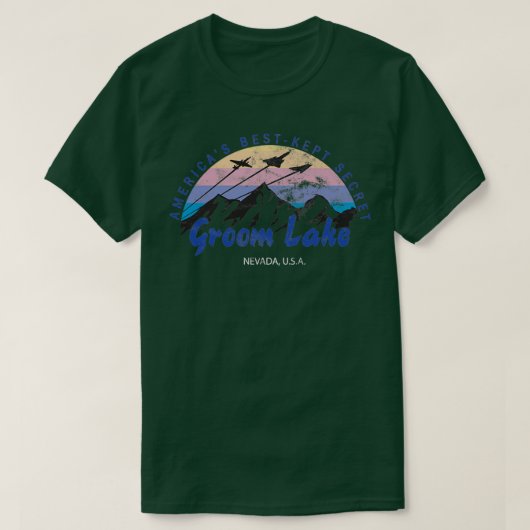 グルーム湖 Tシャツ (デザイン正面)