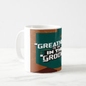 グルーヴにこそ偉大さがある コーヒーマグカップ (正面左)