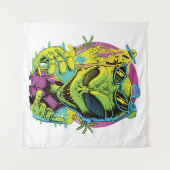 グルーヴィエイリアン タペストリー (正面(横))