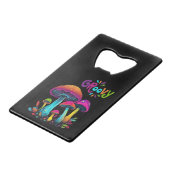 グルーヴィカラフルクサイケデリックキノコ クレジットカード栓抜き (裏面アングル)