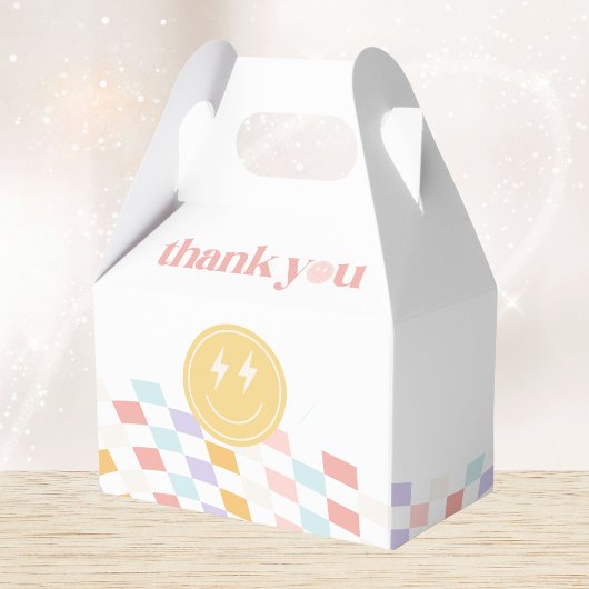 グルーヴィガールズパステル市松模様にレトロ フェイバーボックス