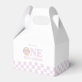 グルーヴィガールハ市松模様にッピー顔 |誕生日 フェイバーボックス (裏面サイド)