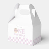 グルーヴィガールハ市松模様にッピー顔 |誕生日 フェイバーボックス (正面サイド)