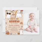 グルーヴィキュート幽霊ハロウィーン1日パーティー 招待状 (正面)