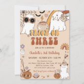 グルーヴィキュート幽霊ハロウィーン3日パーティー 招待状 (正面)