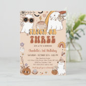 グルーヴィキュート幽霊ハロウィーン3日パーティー 招待状 (スタンド正面)