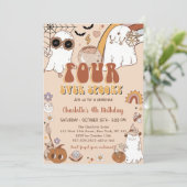 グルーヴィキュート幽霊ハロウィーン4th誕生日パーティー 招待状 (スタンド正面)