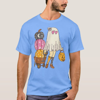 グルーヴィキュート幽霊フローラ不気味ビベスヒッパイハロ Tシャツ