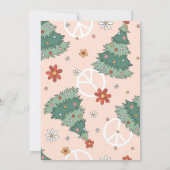 グルーヴィクリスマス誕生日招待状 |冬 招待状 (裏面)