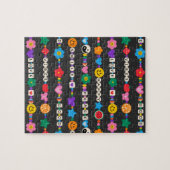 グルーヴィグッドビーブラブスマイルレトロビーズ ジグソーパズル (横)