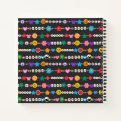 グルーヴィグッドビーブラブスマイルレトロビーズ ノートブック (裏面)