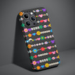 グルーヴィグッドビーブラブスマイルレトロビーズ iPhone 13 PRO MAXケース<br><div class="desc">Groovyグッドビーブズ愛スマイルレトロビーズiPhoneケースは、愛、平和、幸せ、スマイル、良いヴィーブなどの文字と友情ビーズの様々な機能を備え、花、蝶、ハート、星、インや陽のシンボルや象徴にアクセントを明るい色で。クリスマス、誕生日、友達、姉妹最高のなどに最適な贈り物。©Evco Studio www.zazzle.com/store/evcostudioによる設計</div>