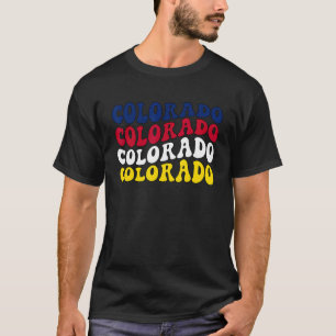 グルーヴィコロラド州ホームIラブコロラドフラッグPa Tシャツ