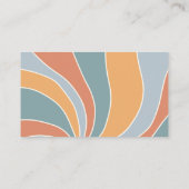 グルーヴィサンシャインベビーシャワーオムツラッフルチケット エンクロージャーカード (裏面)