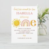 グルーヴィサンシャインレインボー誕生日第1招待状 招待状 (スタンド正面)