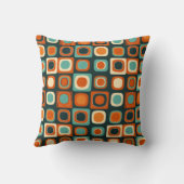 グルーヴィジオメトリックボホレトロボヘミカラフルアン クッション (裏面)