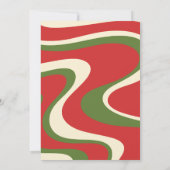 グルーヴィスワールレトロクリスマスパーティー 招待状 (裏面)