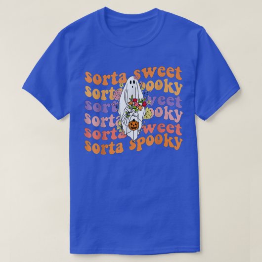 グルーヴィソルタスイートソルタ不気味フローラ幽霊ハロ Tシャツ (デザイン正面)