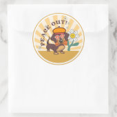 グルーヴィダシュント |ピースアウト ラウンドシール (バッグ)