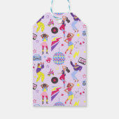 グルーヴィディスコリラパーティーレトロ ギフトタグ (裏面)