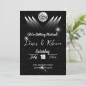 グルーヴィディスコ結婚式招待状 招待状 (スタンド正面)